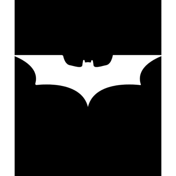 2 Adesivos Morcego Minimalista Batman Begins Bruce Wayne Premium Vinil Original