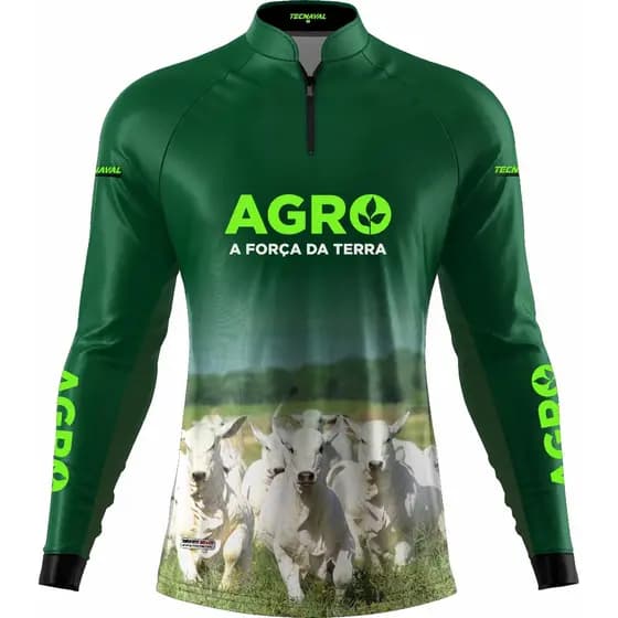 Camisa Premium Tecnaval Rebanho Proteção Uv 50+