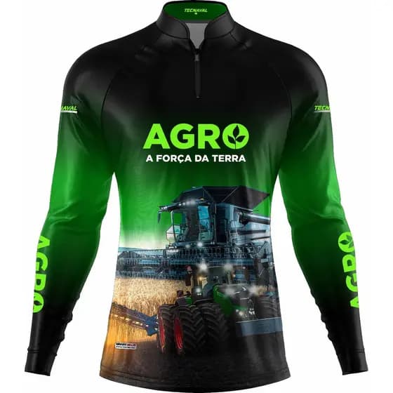 Camisa Premium Tecnaval Agro 1 Proteção Uv 50+