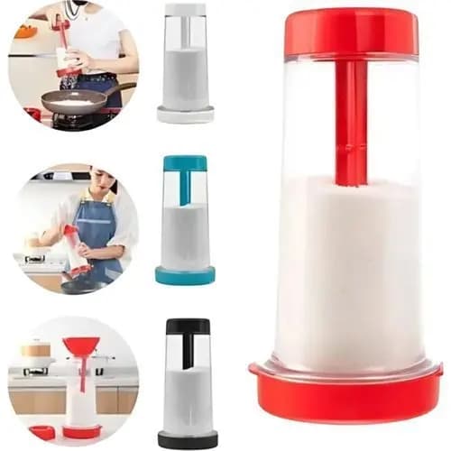 Misturador Farinha Plástico Peneira Utensílio Prático Resistente Cozinha Massas Bolos Cores Sortidas