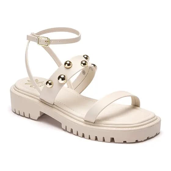 Sandália Papete Feminina Vi Bela Birken Tendência Blogueira Plataforma Flat Conforto Moda Tratorada