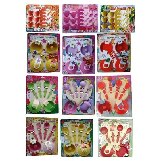 Kit 12 Jogos De Panelinhas Infantil