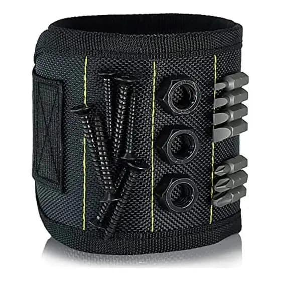Pulseira Magnética 15 Ímãs Porta Parafusos E Brocas