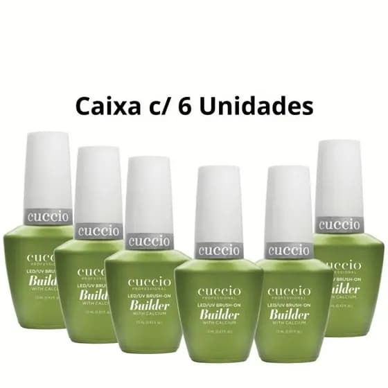 Kit com 6 unidades Base Calcium 13ml Cuccio (CAIXA FECHADA)