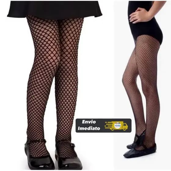 Meia Calça Rede / Arrastão Menina - Maraba - Infantil / Juvenil / Adulto.