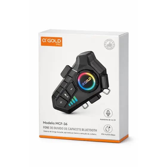 Fone De Ouvido e intercomunicador Bluetooth Capacete Pro MCF-36