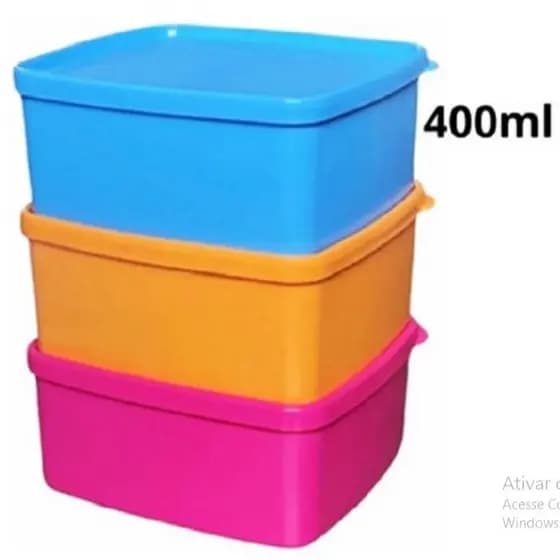 Jeitosinhos Kit Com 3 Jeitosinhos Cor Sortida 400 Ml TUPPER
