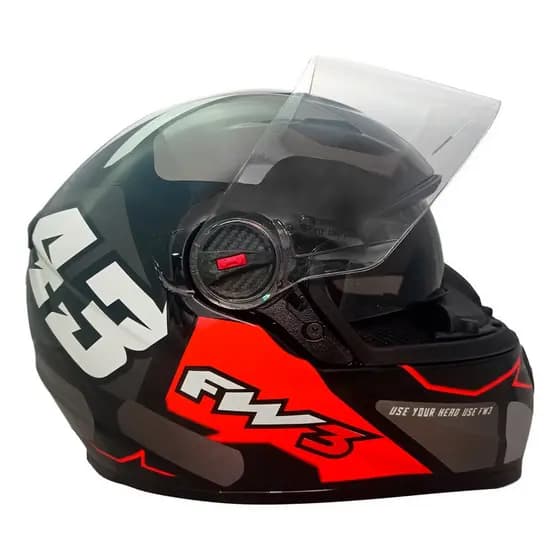 CAPACETE FW3 GTX 43 GRAFITE 58