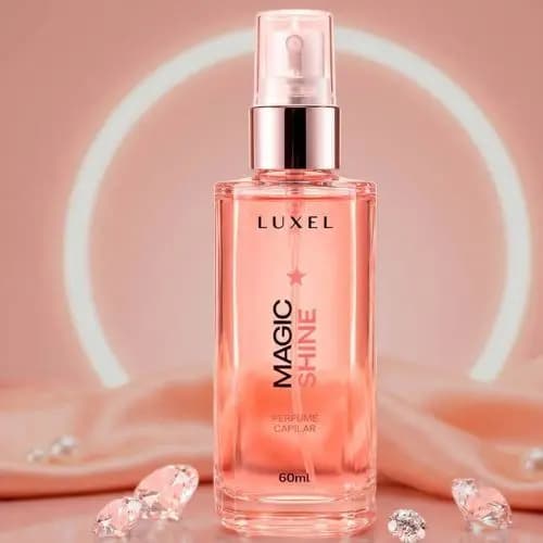 Perfume Capilar Antifrizz Brilho e Maciez Fragrância para Cabelo Luxel Magic Shine 60ml
