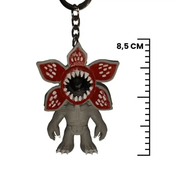 Kit Chaveiros Demogorgon com 3 Unidades | Presente para Fãs e Colecionadores - ENVIO RÁPIDO