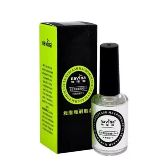 Removedor Líquido De Cola De Cílios Fio A Fio 10ml Navina