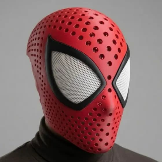 FACESHEL do Homem-Aranha clássico - Faceshell do Homem-aranha - máscara MAGNÉTICA – Realista para Fantasias, Cosplay 🕷️🕷