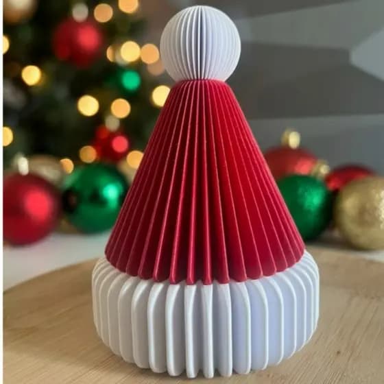 Decoração de Natal - Chapéu de Natal Decorativo com Tigela – Porta Doces e Enfeite- decoração natalina.