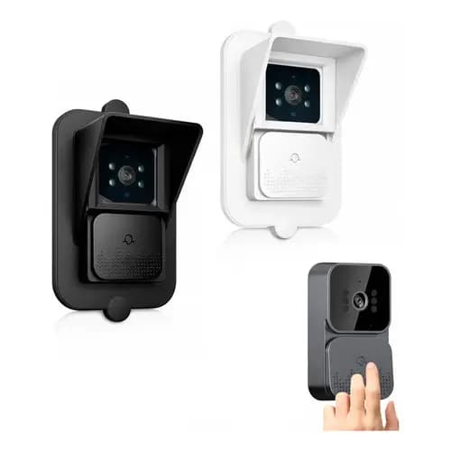 Protetor Anti Furto Para Campainha Video Porteiro Doorbell Branca