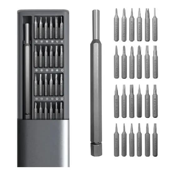Kit Chave De Fenda 24 Pontas Desmontagem Notebook Celular