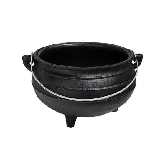 Panela De Ferro Calderão De Bruxa Tripé 1,6 Lts Sem Tampa