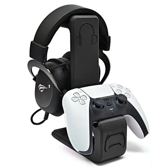 Suporte Para Um Controle De Ps5 E Suporte Para Fone