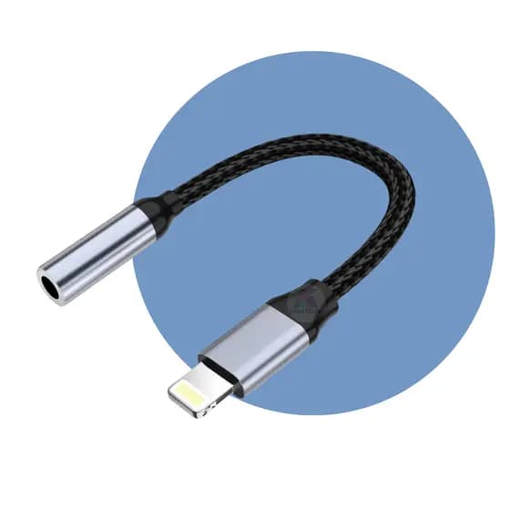Cabo Adaptador P2 Fone Ouvido Lightning P2 P3 Compatível Com iPhone 11 12 13 14 Pro Max Xs Xr