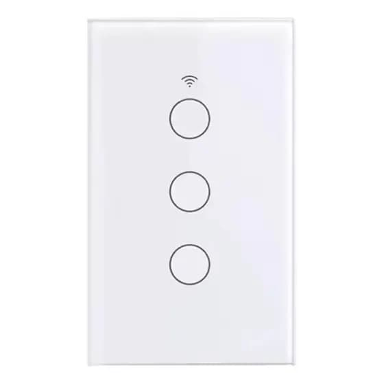 Interruptor Inteligente Wifi Touch 3 Canais Para Automação casa inteligente