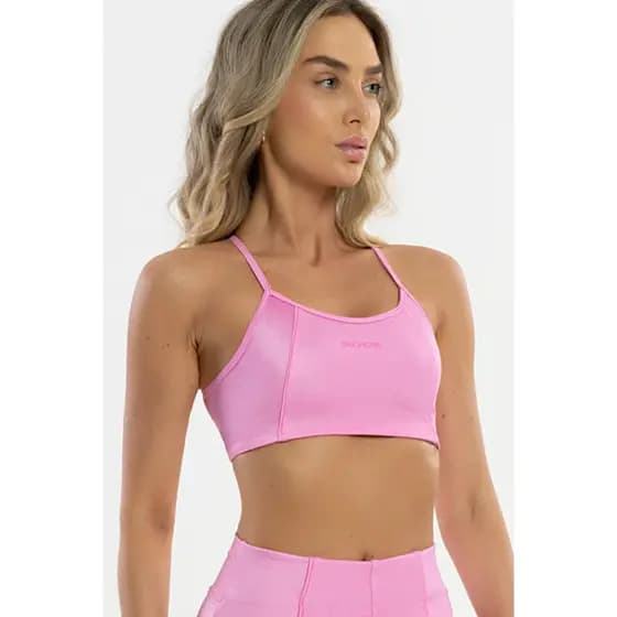 Top Jasmin Rosa Sorvete Glow - Bechose