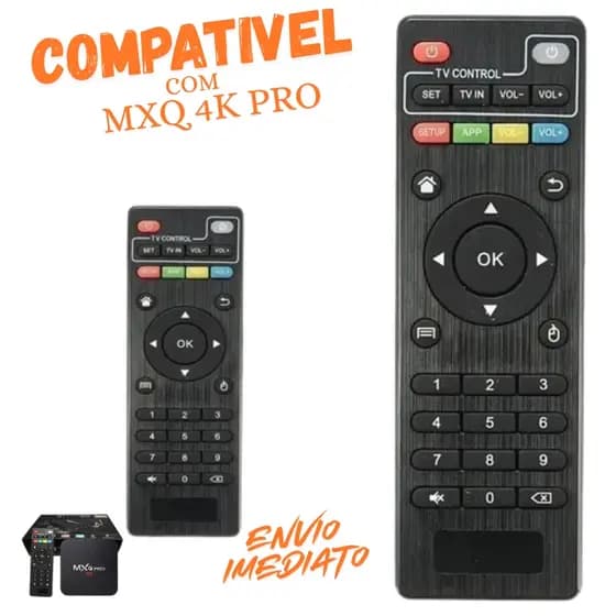 Controle Remoto Universal para Smart Box 4K Original Alta Qualidade