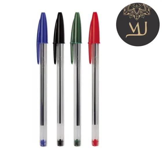 Caneta Esferográfica Bic Cristal Ponta Média/Fina Cores Variadas- Unidade