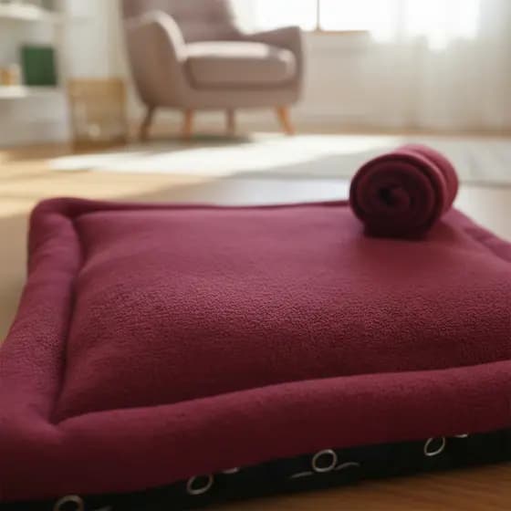 Caminha Cachorro pequeno e gato cama pet colchãozinho almofada pra casinha N2 45x45cm +mantinha