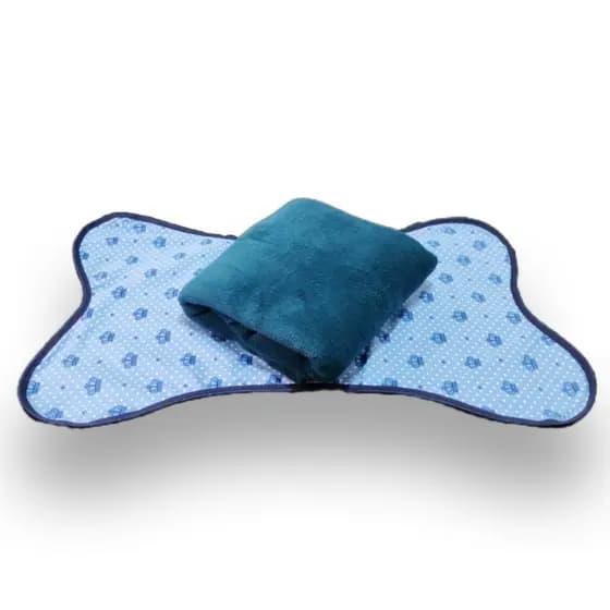 tapetinho pet para comedouro + mantinha cachorro ou gato pequeno ou médio