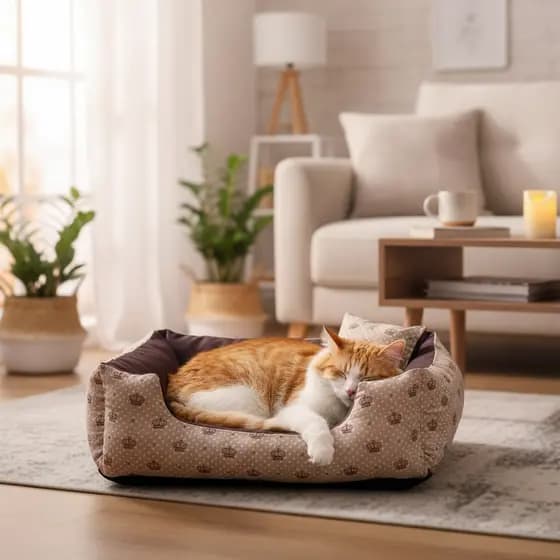 Cama pet gato Cachorro porte super macia lavavel com ziper tamanho M 60X60+ almofadinha