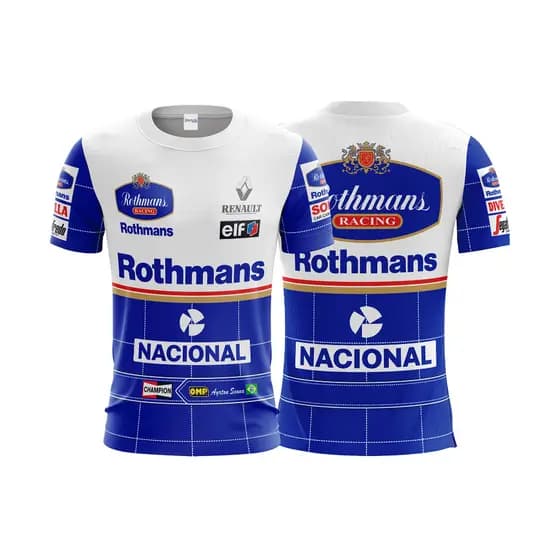Camisa Retro Esporte Corrida Adulto e Infantil Dryfit Premium Azul