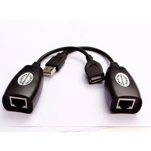 Cabo Extensor Usb Via Cabo De Rede Rj45 Até 45 Metros