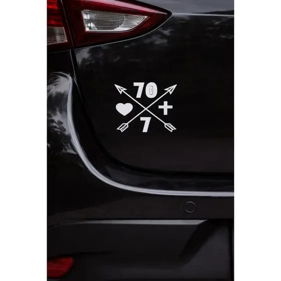 Adesivo Decorativo Vinil Frase 70x7 Carro Moto Vidro Parede Porta