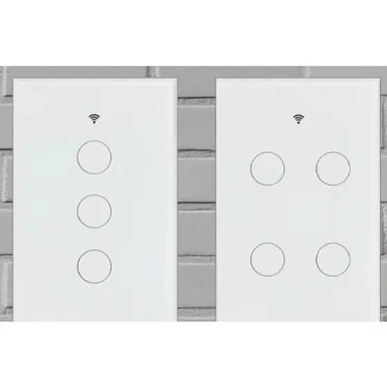 Interruptor Inteligente Tomada 3 4 Botão Wifi Smart Automação