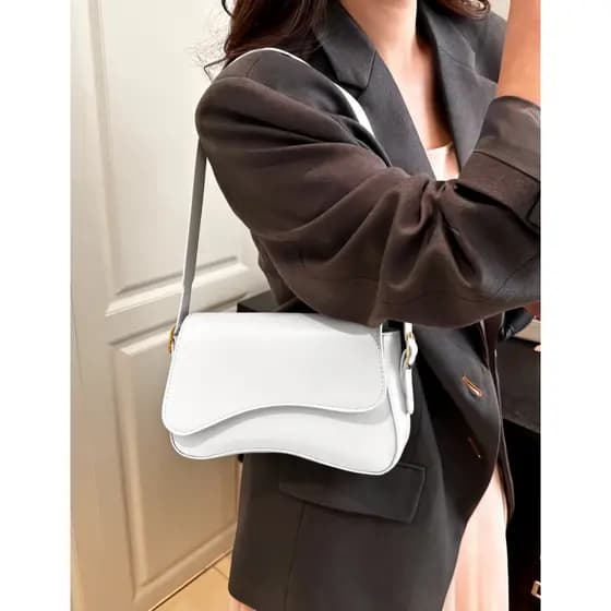 Bolsa Baguete Feminina de Ombro Blogueira Qualidade Premium