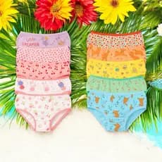 Kit 10 calcinha menina infantil calcinha com forro em promoção
