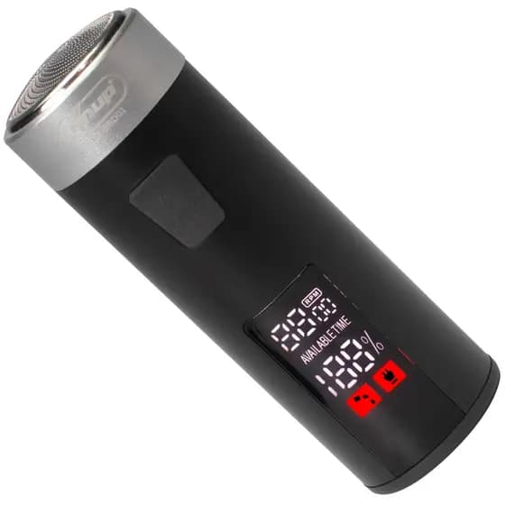 Barbeador Elétrico Profissional Sem Fio Led Display Motor 4000rpm