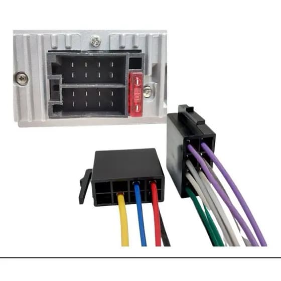 Chicote Conector 16 Vias Pinos Fic Fêmea Plug Rádio Mp3 Mp5