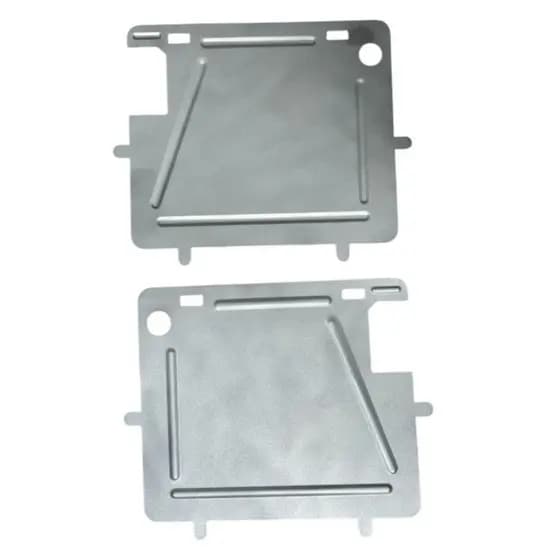 kit 2 Suportes Reforço Protetor De Placa De Aço Moto Mercosul