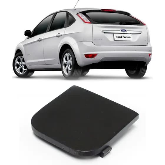 Tampa Reboque Guincho Traseiro Ford Focus 2008 2009 2010 2011 2012 Para-choque Traseiro