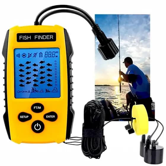 Sonar Localizador De Peixes Fishfinder Portátil Para Pesca