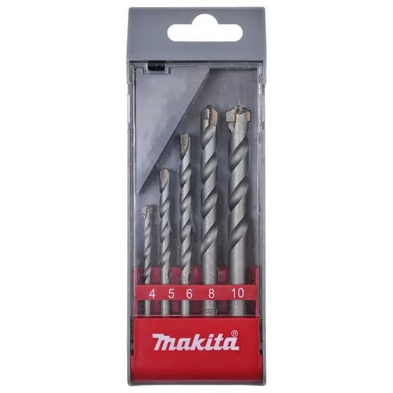 Kit com 5 Brocas Videa Widea Para Concreto Makita Jogo 03894