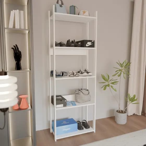 Estante Para Livros Estudo HomeOffice Estilo Industrial 1,80CM altura