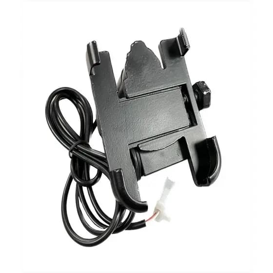SUPORTE DE CELULAR PARA MOTO COM CARREGADOR IT-BLUE LE-019 somente para guidao