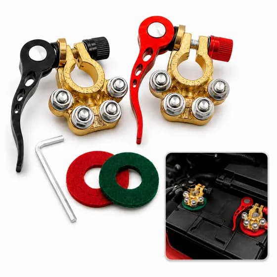 Par Terminal De Bateria Automotiva Universal Engate Rápido