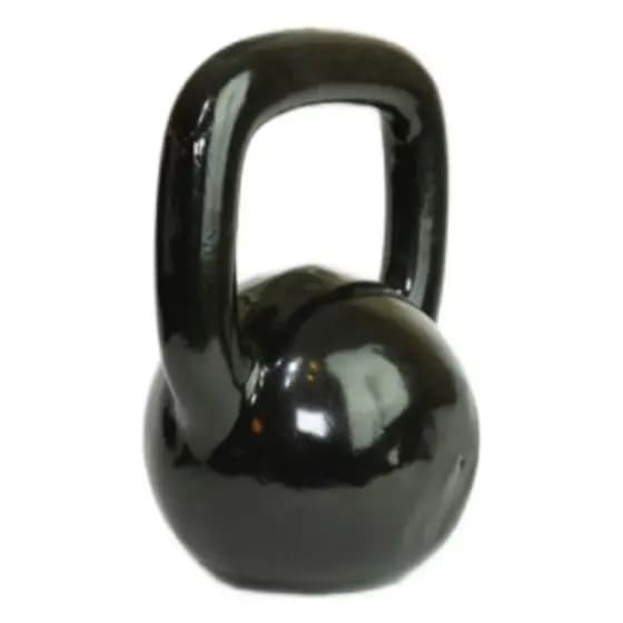 Unidade Kettlebell Preto Emborrachado 4 Kg Crossfit Academia Em Casa