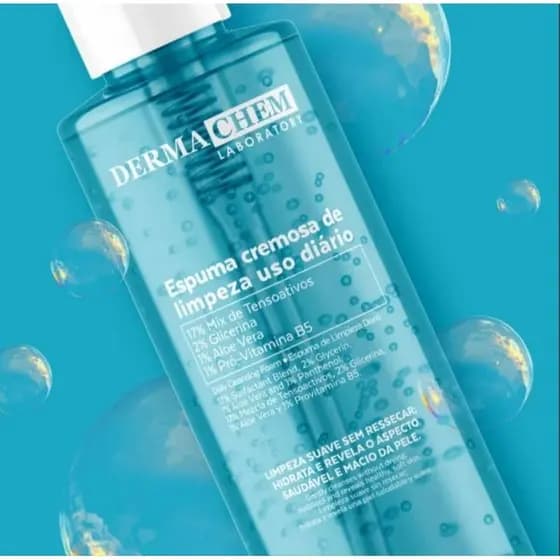 Espuma Cremosa de Limpeza Uso Diário - DermaChem