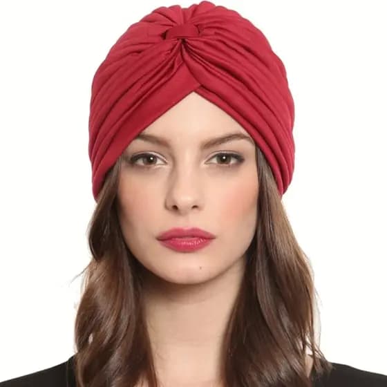 Turbante Indiano Gorro Touca Boina Turbantinho Várias Cores