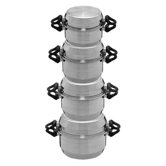 Conjunto De Panelas Cozimento A Vapor ( Autoclaves)