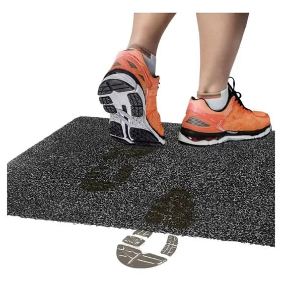 Tapete Mágico Capacho Sala Entrada Quarto 50cmx80cm Alta Absorção De Água Piso Antiderrapante