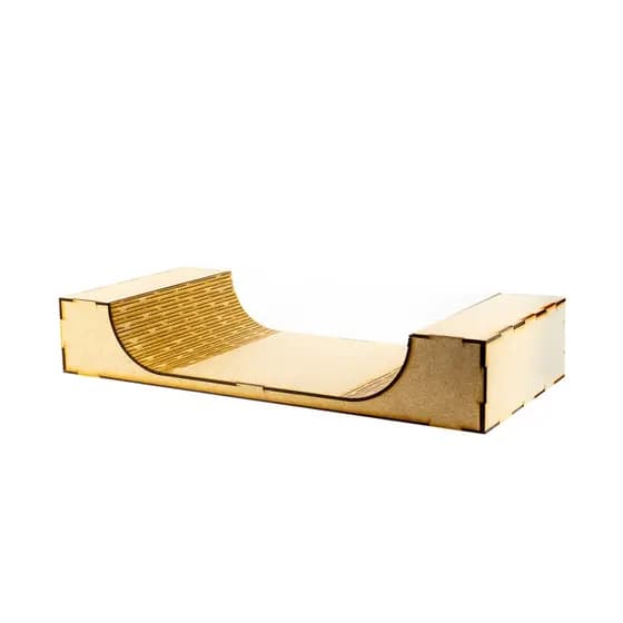 Pista de skate de dedo - MDF de 2,5 mm